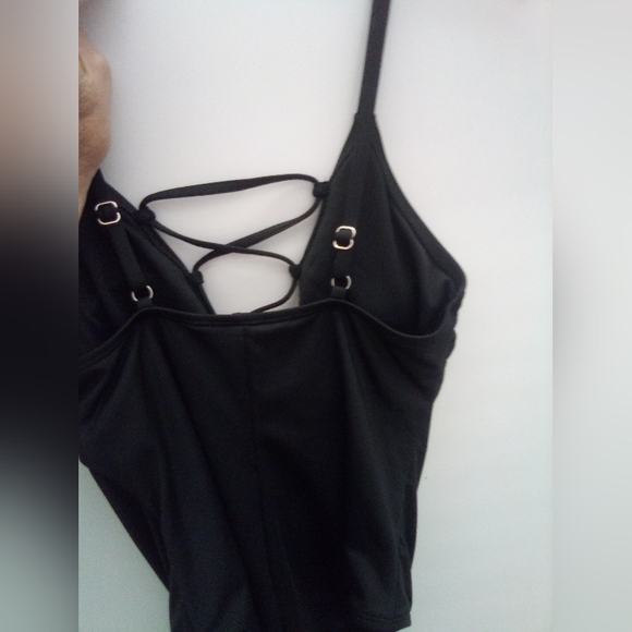 Sexy Black One Piece Juicy Couture Swimsuit - Picture 6 of 7